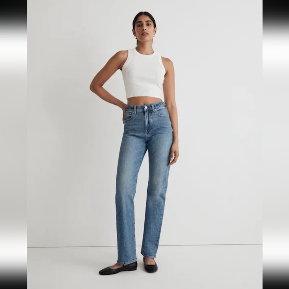 Madewell Women's 90s Straight Leg Blue Jeans Size 27